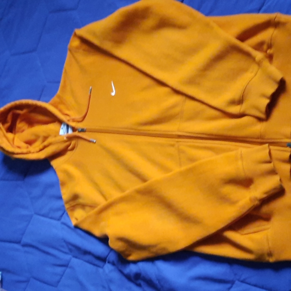 Men's Nike full-zip cotton sweat hoodie. Sz L.
